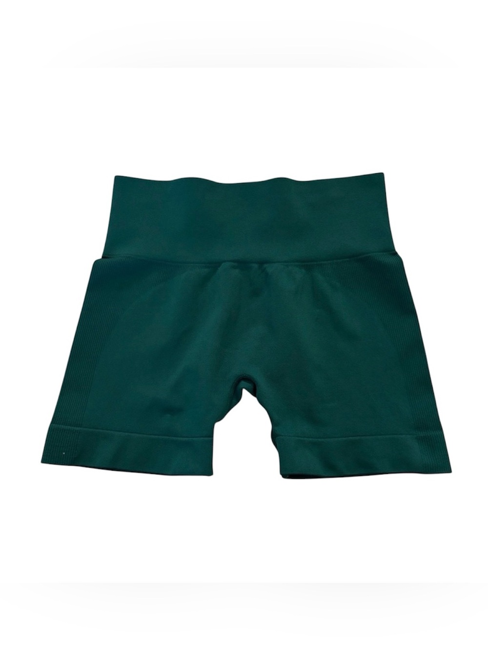 Set Active Dark Green Athletic Biker Shorts Size Large